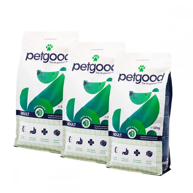 Petgood Adult Insektsfoder 3x12 kg Outlet