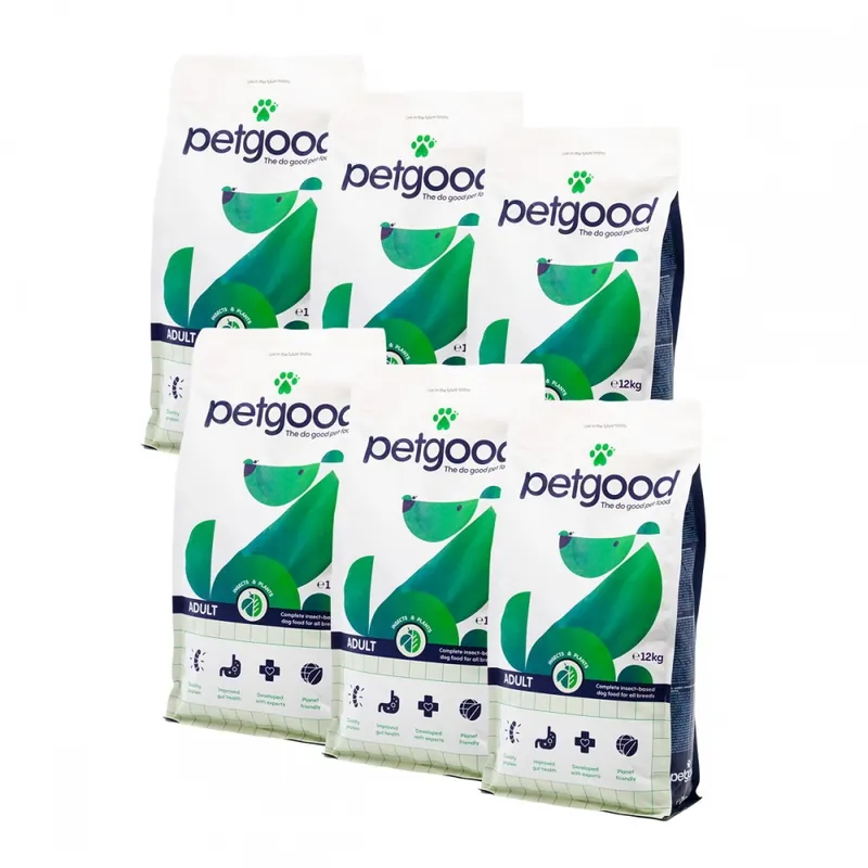 Populärt val Petgood Adult Insektsfoder 6x12 kg