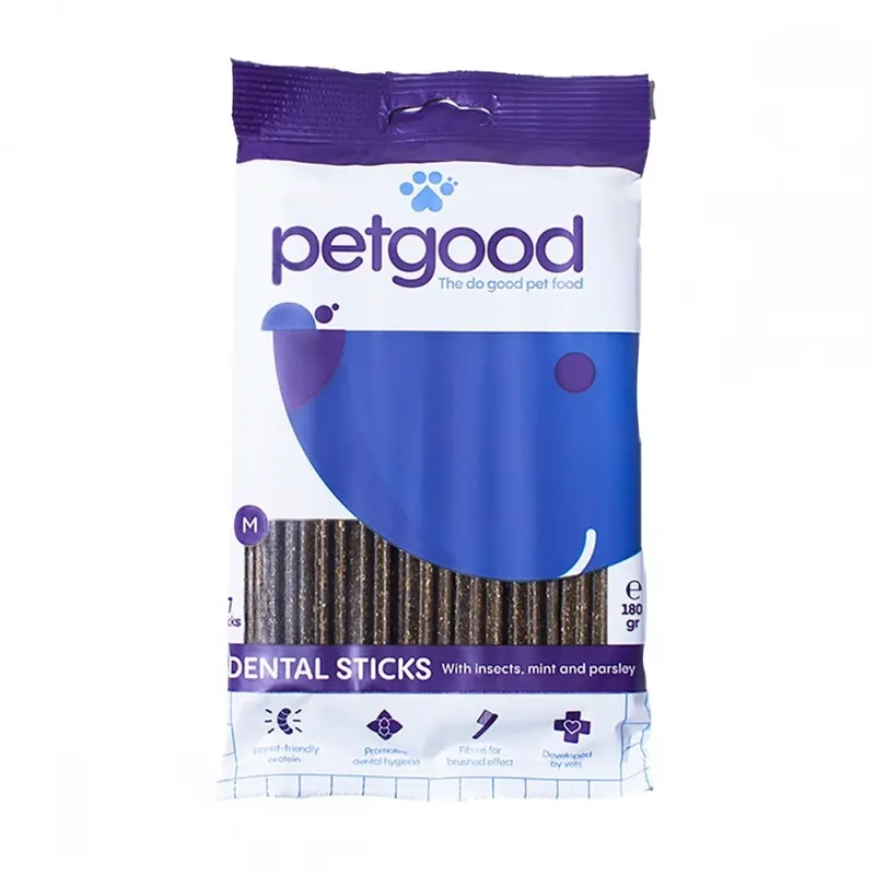 Bästa pris Petgood Dentaltugg med Insekter (Medium)
