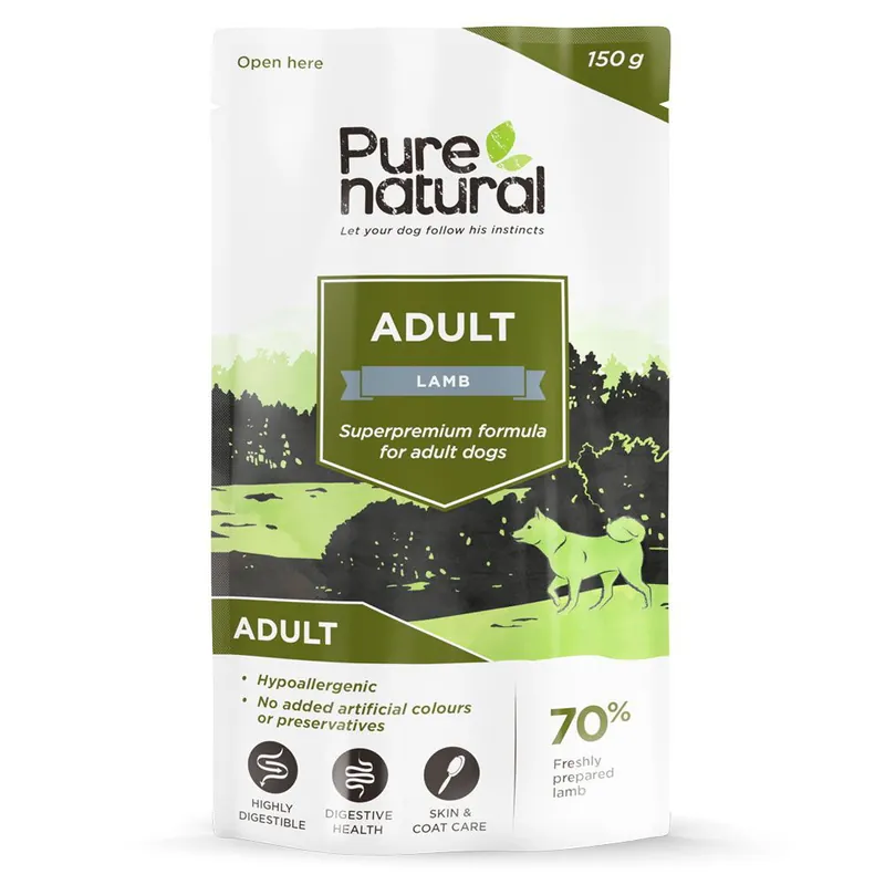 Beställ idag Purenatural Dog Adult Lamb