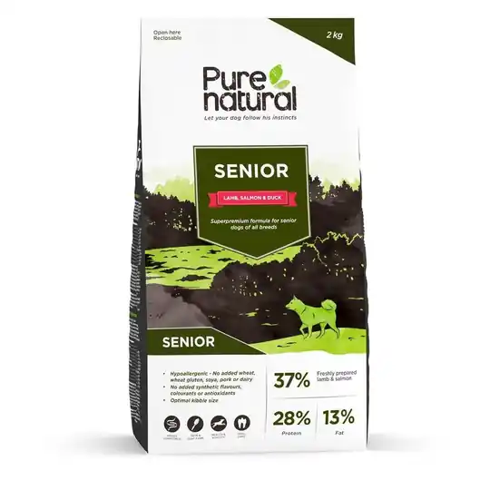 Populär Purenatural Dog Senior Lamb, Salmon & Duck (2 kg)