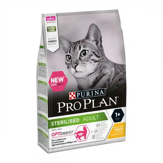 Beställ nu Purina Pro Plan Cat OptiDigest Adult Sterilised Chicken (1,5 kg)