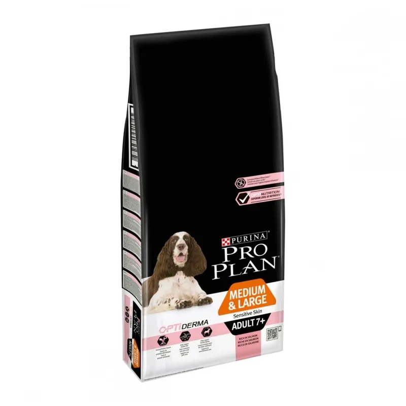 Purina Pro Plan Dog OptiDerma Adult Medium & Large Sensitive Skin Salmon 7+ (14 kg) Nedsatt pris