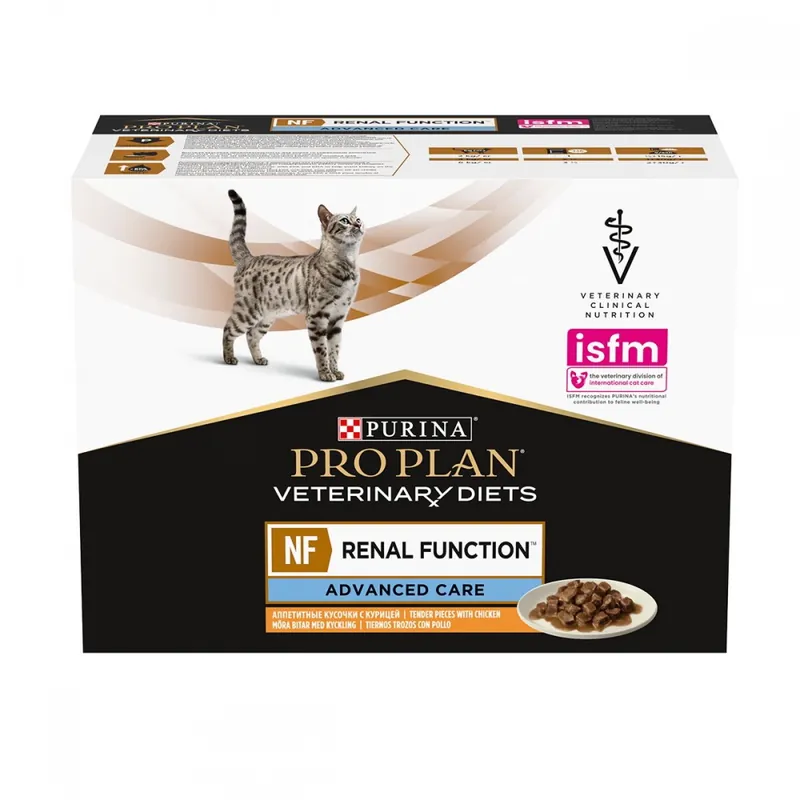 Purina Pro Plan Veterinary Diets Feline NF Renal Function Advanced Care Chicken 10x85 g Fynd