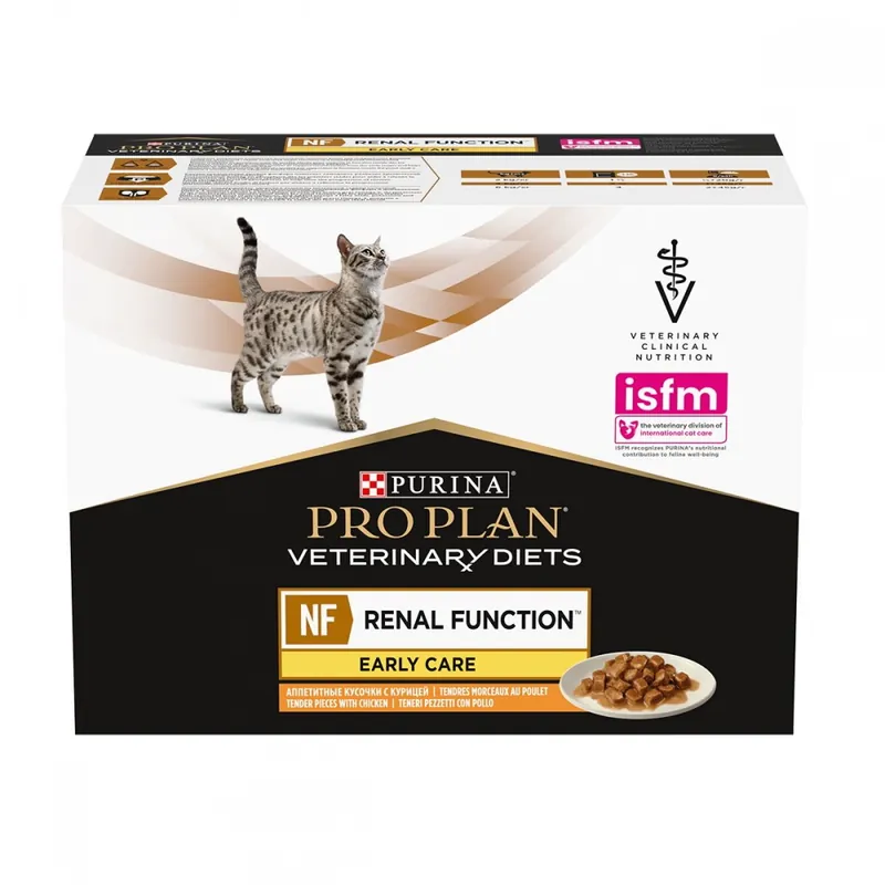 Trygg betalning Purina Pro Plan Veterinary Diets Feline NF Renal Functionarly Care Chicken 10x85 g