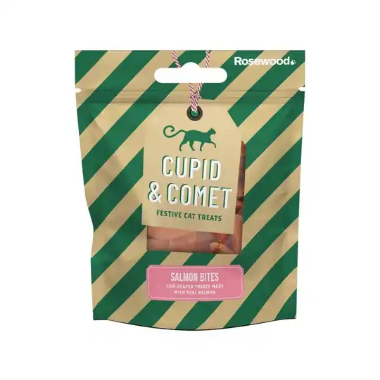 Utförsäljning Rosewood Cat Xmas Chicken & Salmon Bites 40 g