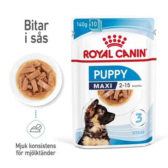 Royal Canin Maxi Puppy Våtfoder (10x140g) Erbjudande