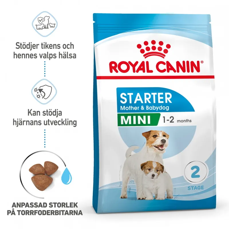 Rabatter Royal Canin Mini Starter Mother & Babydog (3 kg)