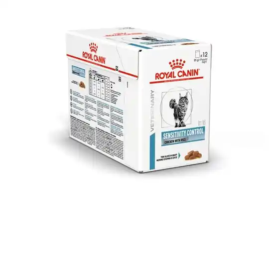 Rabatter Royal Canin Veterinary Diets Cat Sensitivity Control Chicken with Rice 12x85 g