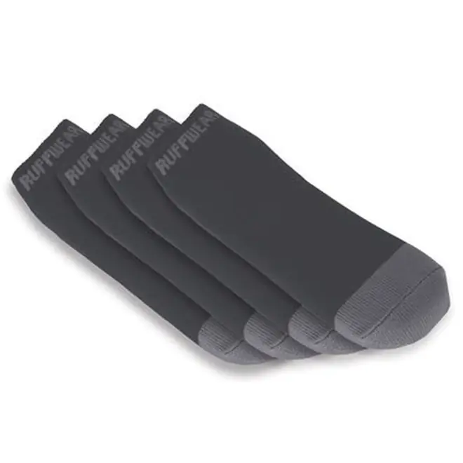 Kampanj RuffWear Bark‘n Boot Liners Hundstrumpor Grå 4-pack (38-44 mm)