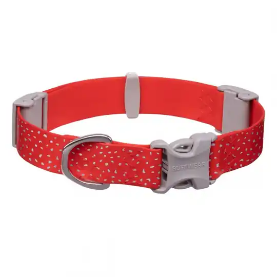 Utförsäljning Ruffwear Confluence Hundhalsband Röd Sumak (36-51 cm)