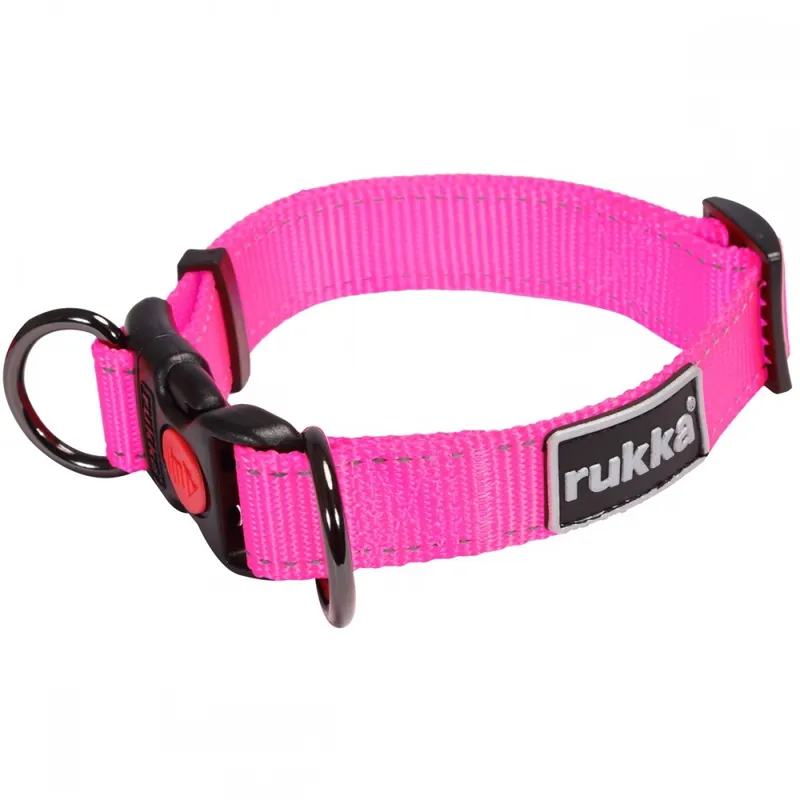 Beställ idag Rukka Bliss Neon Halsband Rosa (20-30 cm)