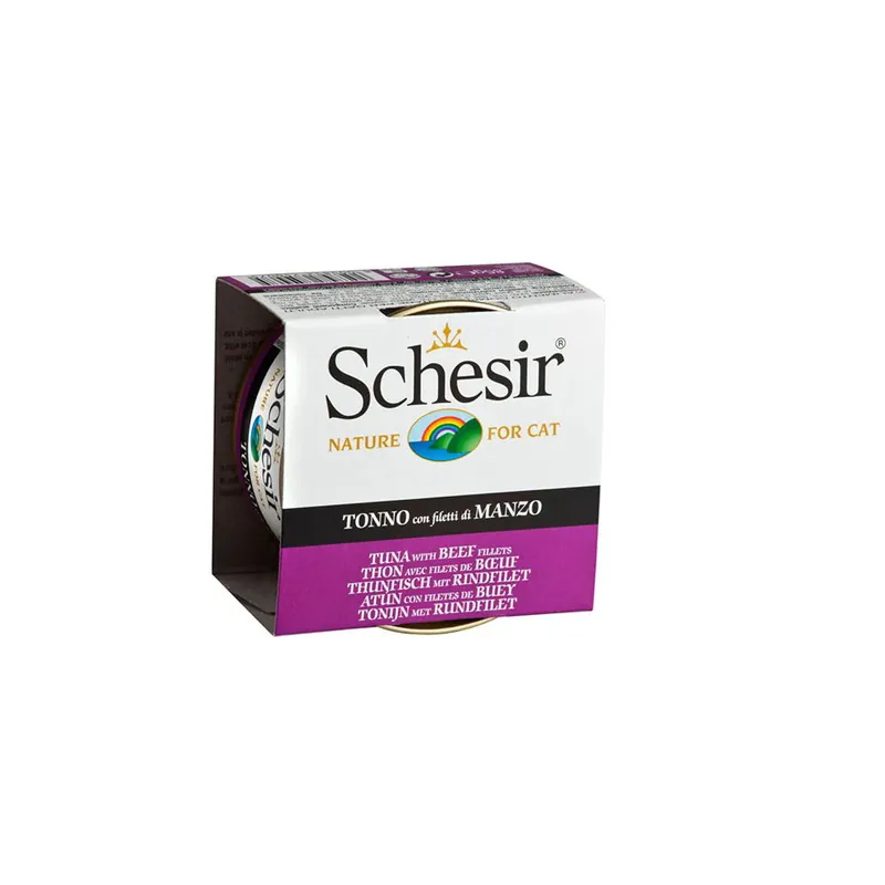 Kundfavorit Schesir Cat Tuna & Beef 85 g