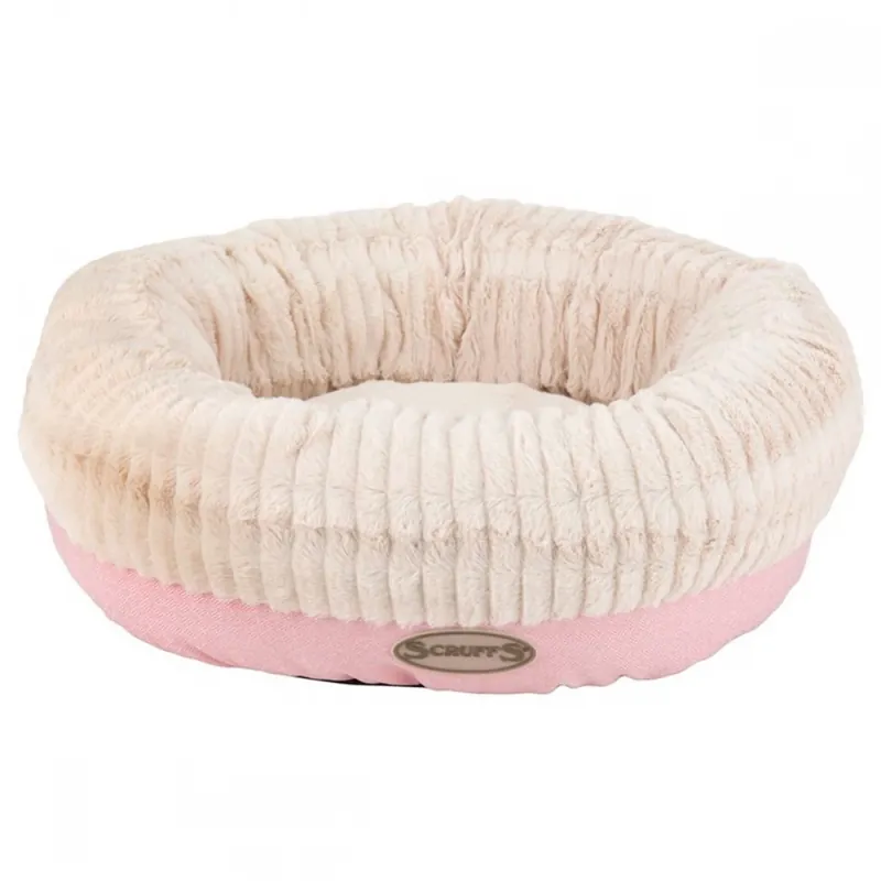 Scruffs Ellen Donut Hundbädd Rosa (M) Extra rabatt