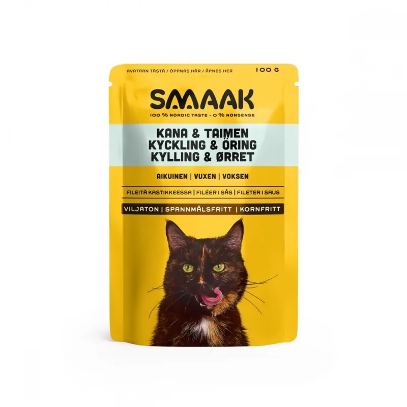 Smaak Cat Adult Kyckling & Öring 100 g prisnedsättning