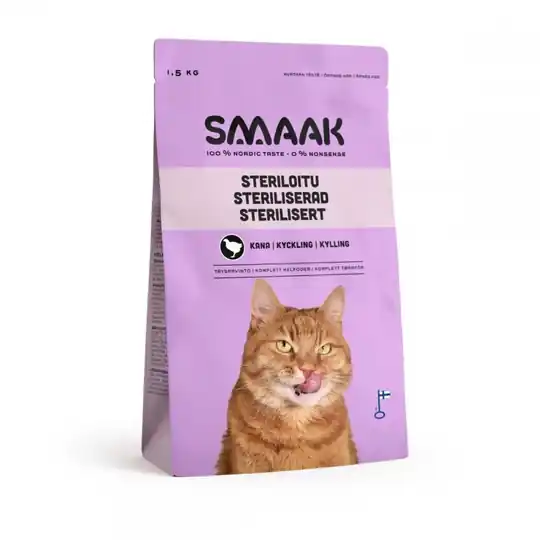 Erbjudandepris Smaak Cat Adult Sterilised Kyckling (1,5 kg)