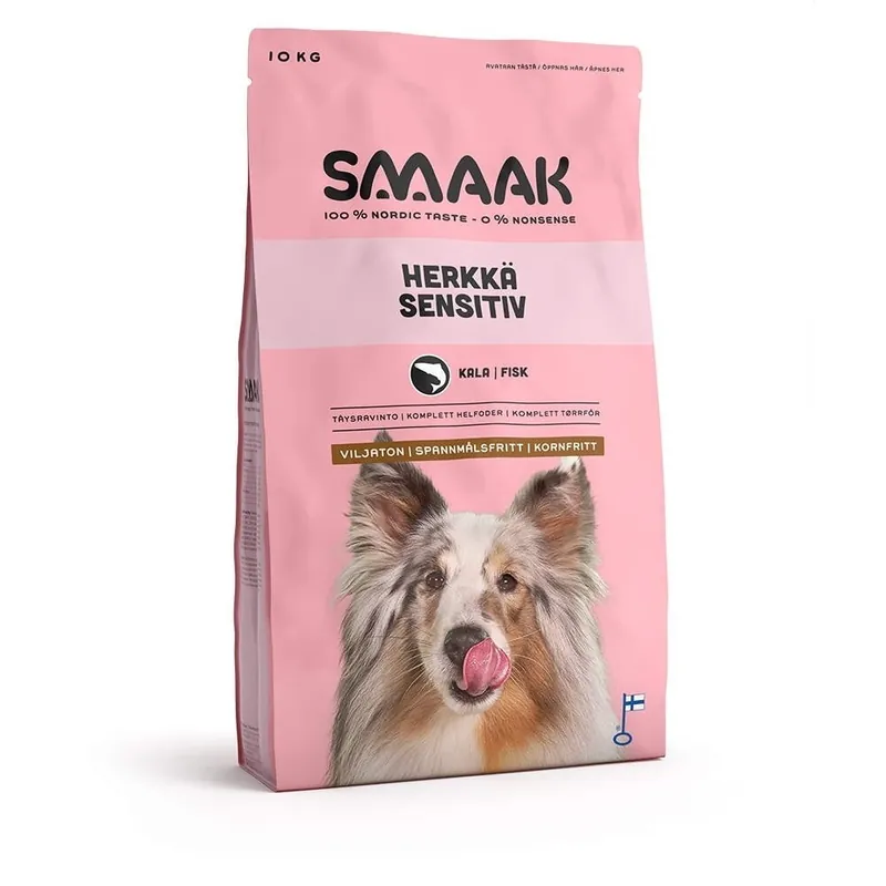 Snabb leverans SMAAK Dog Adult Grain Free Fisk (10 kg)