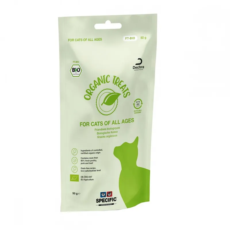 Specific Cat FT-BIO Organic Treats 50 g Kampanj