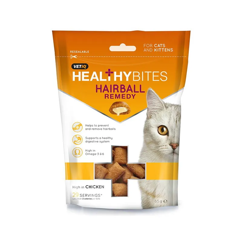 VetIQ Healthy Bites Hairball 65 g Fynd