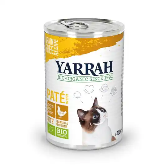 Säker betalning Yarrah Organic Cat Chicken Paté 400 g