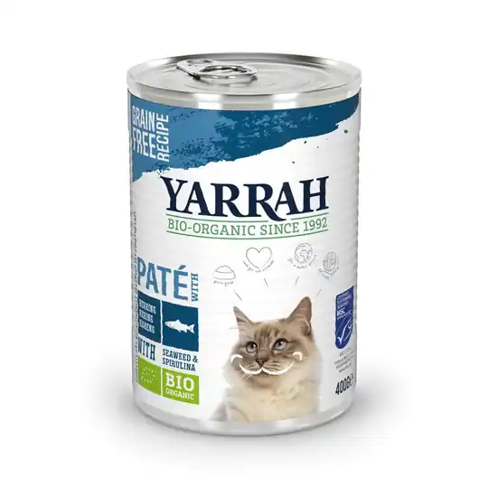 Endast idag Yarrah Organic Cat Fish Paté 400 g