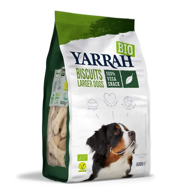 Sänkt pris Yarrah Organic Dog Biscuits Vegetarian/Vegan