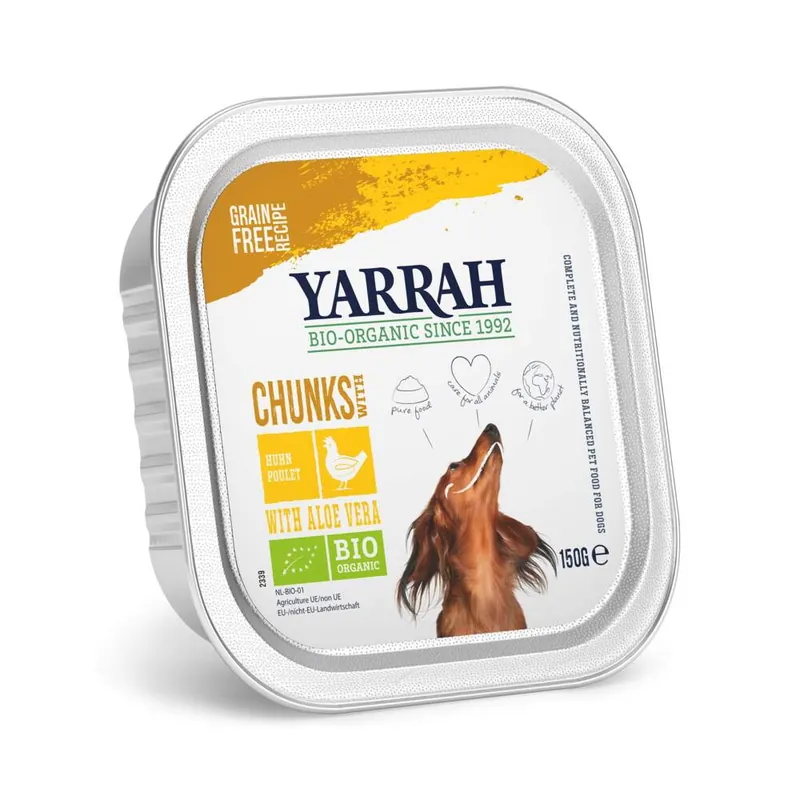 Endast idag Yarrah Organic Dog Chunks Chicken