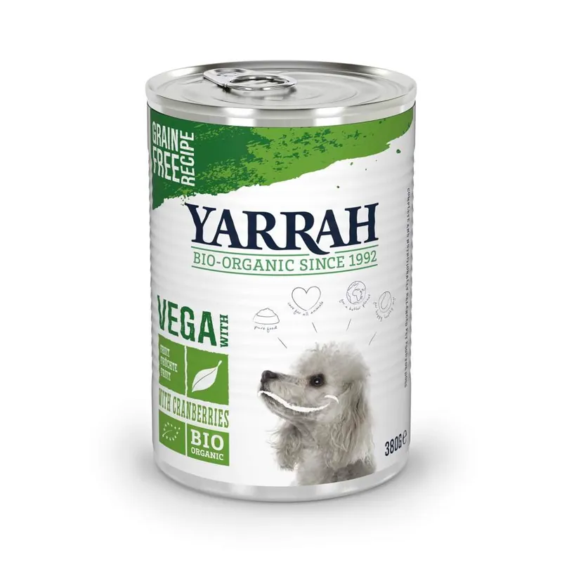 Yarrah Organic Dog Vegetarian Chunks 380 g Bästa pris