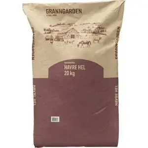 Foderråvara Granngården Havre Hel, 20 kg Sänkt pris