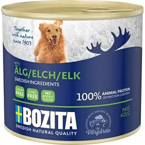 Beställ nu Hundfoder Bozita Paté Älg, 625 g