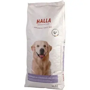 Populär Hundfoder Halla Kyckling och Ris, 15 kg