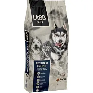 Hundfoder Labb Extrem Energi, 15 kg Nyhet