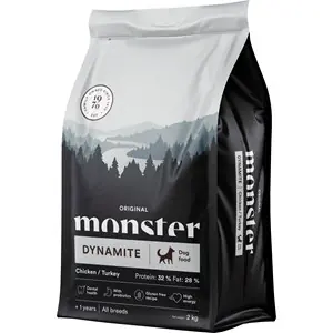 Säker betalning Hundfoder Monster Dog Original Dynamite Chicken/Turkey, 2 kg