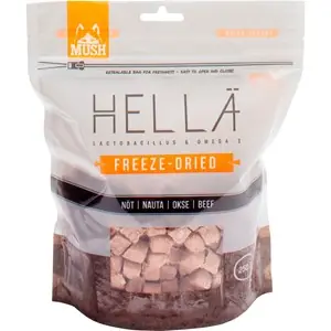 Billigare Hundfoder Mush Hellä Frystorkad Nöt, 250 g