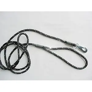 Hundkoppel Reflex Svart, 180 cm I lager