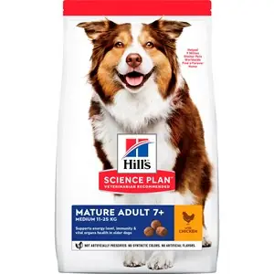 Sänkt pris Hundoder Hill‘s Science Plan Mature Adult 7+ Medium Chicken 14 kg