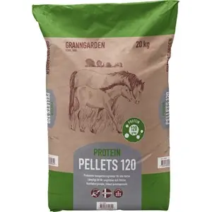 Bästa pris Hästfoder Granngården Protein Pellets 120, 20 kg