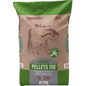 Hästfoder Granngården Protein Pellets 150, 20 kg Begränsat erbjudande