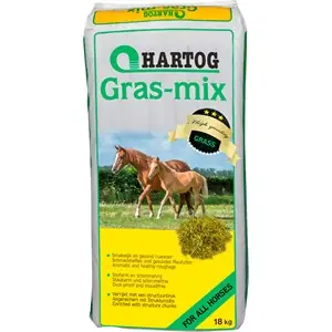 Hästfoder Hartog Gras-Mix, 18 kg Sänkt pris