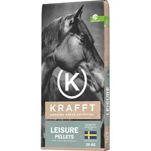 Snabb leverans Hästfoder Krafft Leisure Pellets, 20 kg