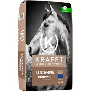 Endast idag Hästfoder Krafft Lucerne Chopped, 15 kg