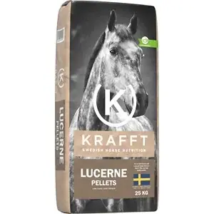 Nedsatt pris Hästfoder Krafft Lucerne Pellets, 25 kg