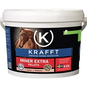 Begränsad tid Hästfoder Krafft Miner Extra Pellets, 8 kg