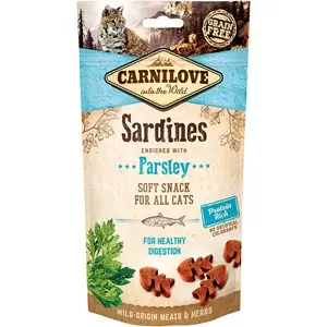 Begränsat erbjudande Kattgodis Carnilove Semi Moist Snack Sardines, 50 g