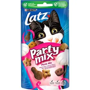 Kattgodis Latz PartyMix Picnic Mix, 60 g Billigare