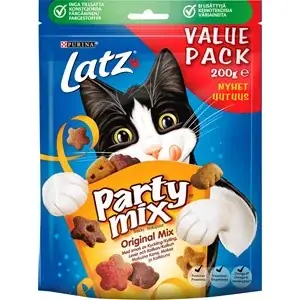 Kattgodis Purina Latz PartyMix Original Mix, 200 g Rabatter