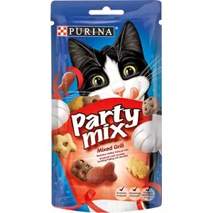 Kattgodis Purina Partymix Grill, 60 g prisnedsättning