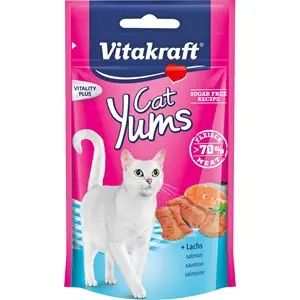 Kattgodis Vitakraft Cat Yums Lax, 40 g prisnedsättning