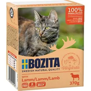 Begränsad tid Kattmat Bozita Bitar i gelé med lamm, 370 g