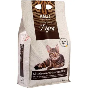 Kattmat Halla Tigra Kött Gourmet 3kg Beställ nu